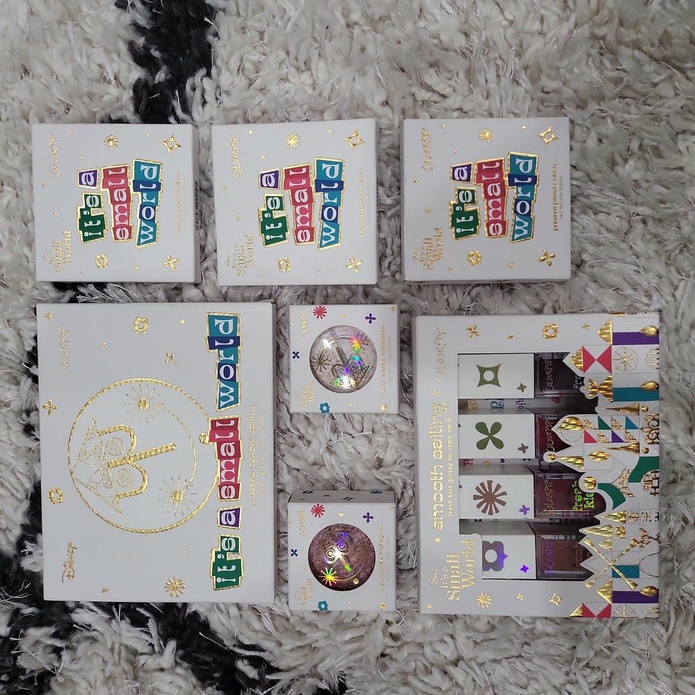 colourpop disney it's a small world makeup set